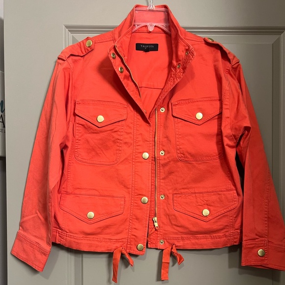 Talbots Cotton Twill Field Utility Jacket | Size Small Petite - Picture 2 of 10